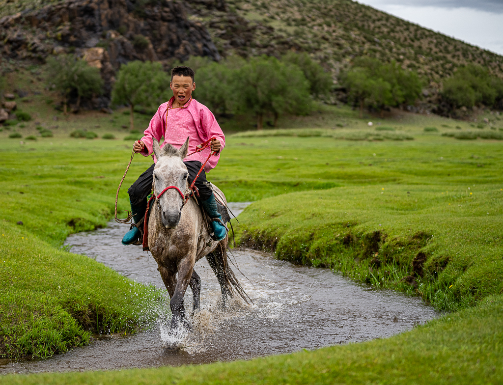 horse trainer in Gobi